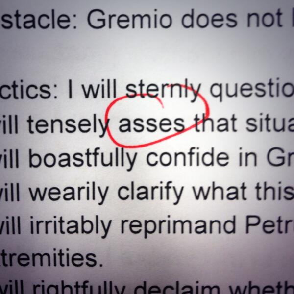 SisiliaShaffer's tweet image. Sometimes you make spelling mistakes on your GOTE sheets. #asses #assesses