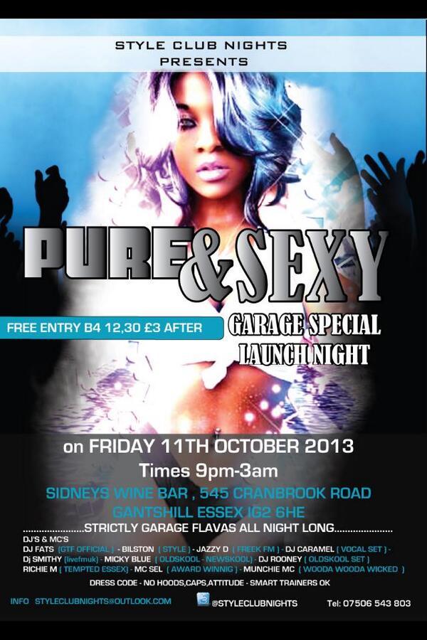 This Friday <a href="/SidneysBarIG2/">Sidneys Bar & Lounge</a>