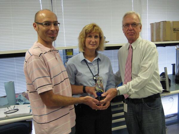 ADA_Tech's tweet image. Thierry Carriere receives on behalf of ADA the Small Business of the Year finalist award. Thx to Wyle for sponsoring!