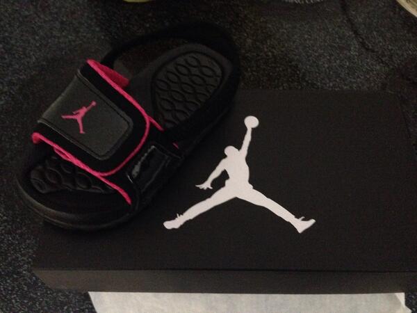 halfrican1820's tweet photo. My lil ladies shoe game starts today. If mine are fresh the so are hers http://t.co/JyHE18waTQ