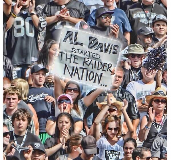 TChagoya's tweet photo. Remembering the man R.I.P Al Davis!! #Raidernation http://t.co/oPLIPVKNdC