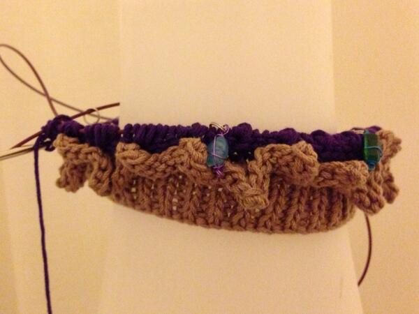 stefawils's tweet image. Next up: Berry Tart baby hat. @bean_cheile @philliesfan1000  @samityme #magicloop #knit #beadmarkers