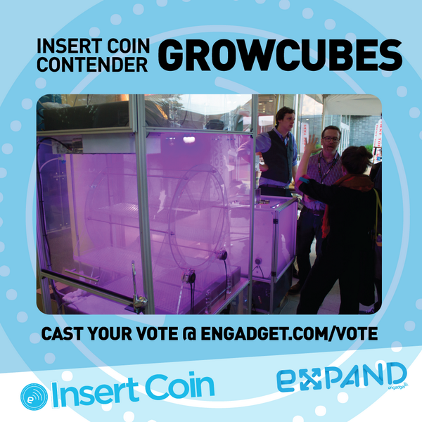 engadget's tweet photo. #Growcubes is one of our #InsertCoin hopefuls. See all the rest & cast your vote at http://t.co/TUIPrvaoBF http://t.co/yjDU3QhTrY