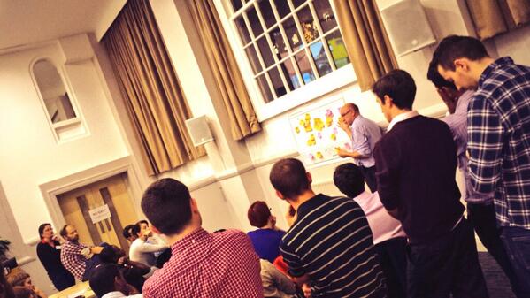 moblacad's tweet image. Vice Dean of Eng &amp;amp; director @UCLMSI  #DaveChapman teaches #BusinessModelCanvass using #Hailo as ex.#needtoknowmobile