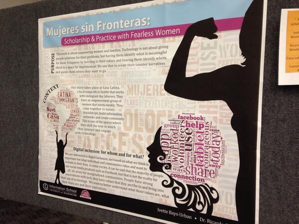 TTUWGS's tweet image. Poster session Ivette Bayo Urban Umiv Washington @ESC13Conference #ESC13