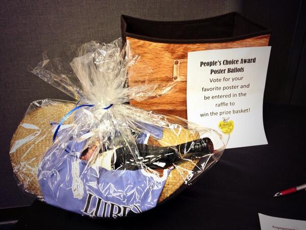 ESC13Conference's tweet image. Vote on your favorite poster session and win a wine basket!