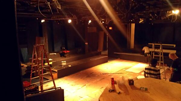 company_one's tweet photo. Load-in for SPLENDOR by Kirsten Greenidge, coming along nicely. Never seen the Plaza in the round? Now's yr chance! http://t.co/XqsV9bIrUe