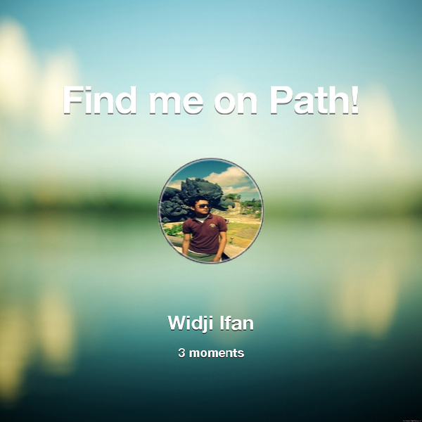 Find me on #Path now! Go to: path.com! #thepersonalnetwork