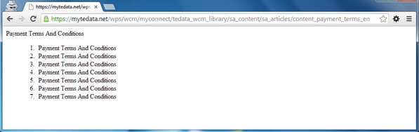 @TEDataEgypt, Can you have a real #TermsNConditions, or we should just #accept a placeholder bit.ly/1bzBJJN
