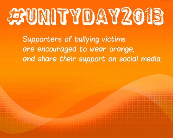 WTOL11Toledo's tweet photo. Wear orange Wednesday for ‘Unity Day’ against bullying #UnityDay2013
Found at http://t.co/8l8bqsNloM http://t.co/zmswCxvRrl
