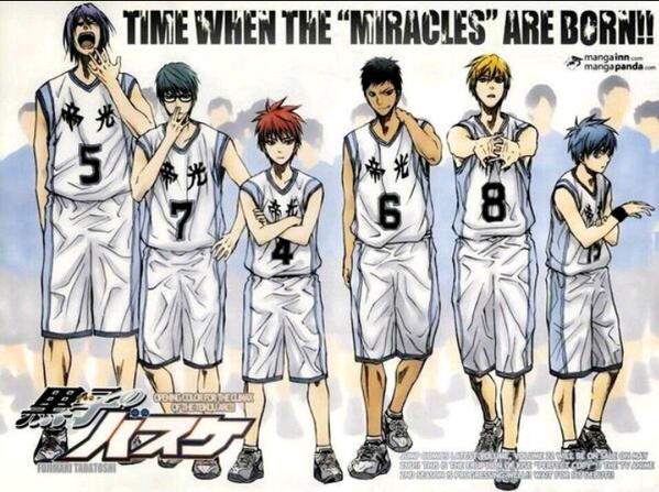 しろくま 黒バスカップは青春でした 好きな黒バスキャラ5人挙げて誰か1人でもかぶったらrt 青峰大輝 黒子テツヤ 赤司征十郎 紫原敦 桃井さつき 相互希望 でお願いします エ まだまだ同士様はいるはず 帝光は基本みんな好きです Http しろくま 黒バスカップは青春でした 好きな黒バスキャラ5人挙げて誰か1人でもかぶったらrt 青峰大輝 黒子テツヤ 赤司征十郎 紫原敦 桃井さつき 相互希望 でお願いします エ まだまだ同士様はいるはず 帝光は基本みんな好きです Http