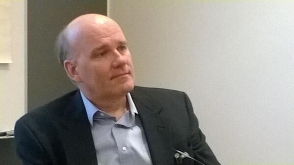 Joseph Hoffman from @ABI_MobileNW meeting the <a href="/NSNtweets/">Nokia Networks</a> team in Espoo. Warm welcome! #mobilebroadband