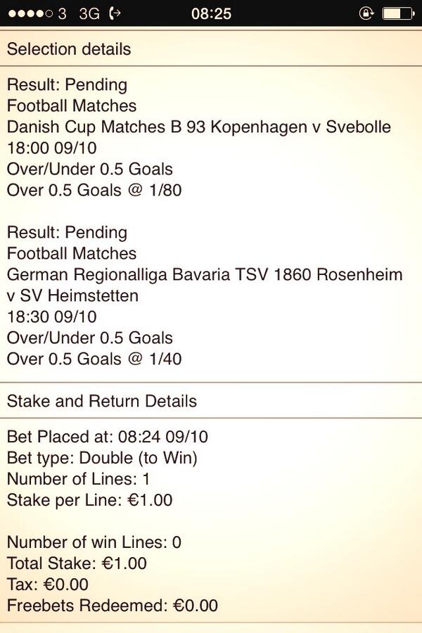 SportsTipsMan's tweet image. Bet 1 - 2 games : £1.00 returns £1.04 #TST