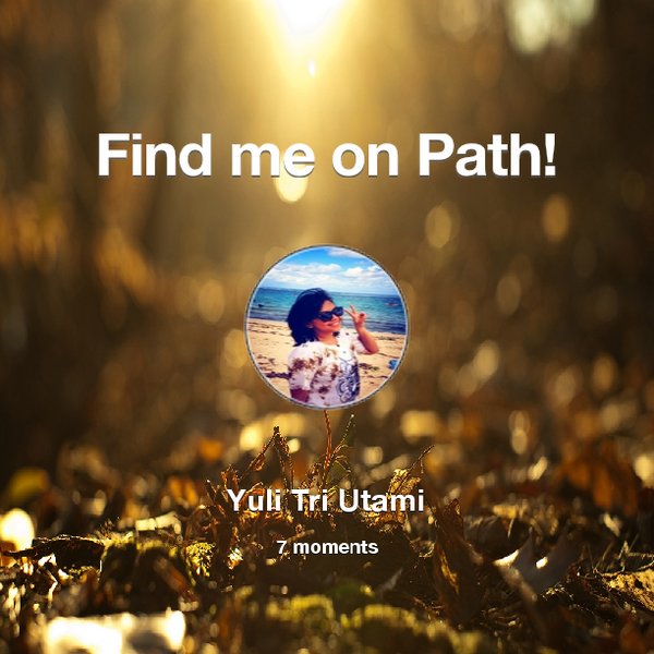 yulijuls's tweet photo. Find me on #Path now! Go to: http://t.co/rAtr0ZaL4A! #thepersonalnetwork http://t.co/e7gHrdwlCg