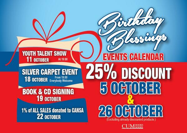 WaterfallMall's tweet photo. Visit CUM BOOKS @WaterfallMall for October Specials see picture http://t.co/KsWerBvH1K