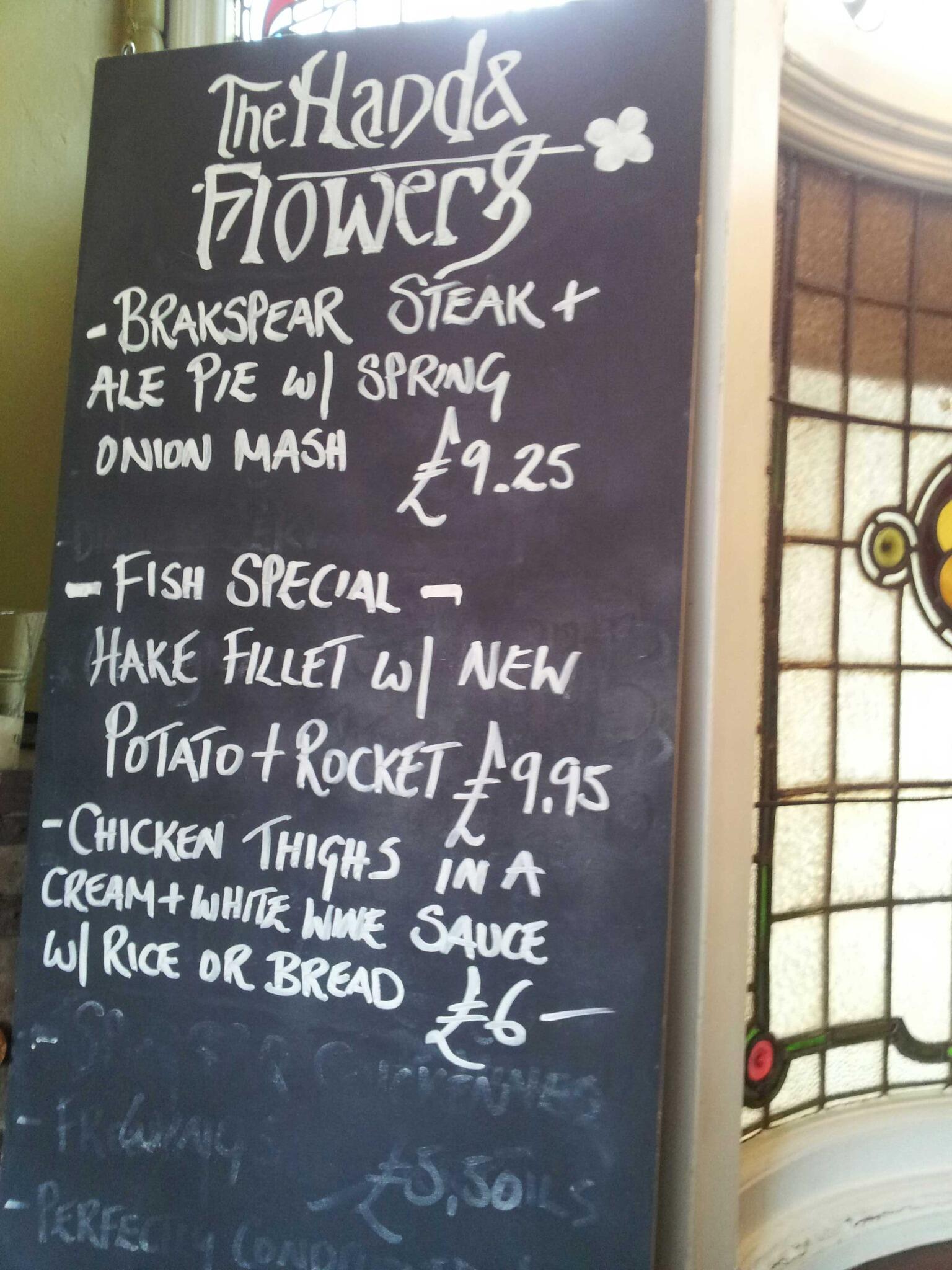 Hand and Flowers pub (HandAndFlowers) / Twitter