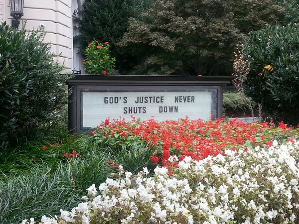 jimwallis's tweet image. As seen at the United Methodist Building. #FaithfulFilibuster