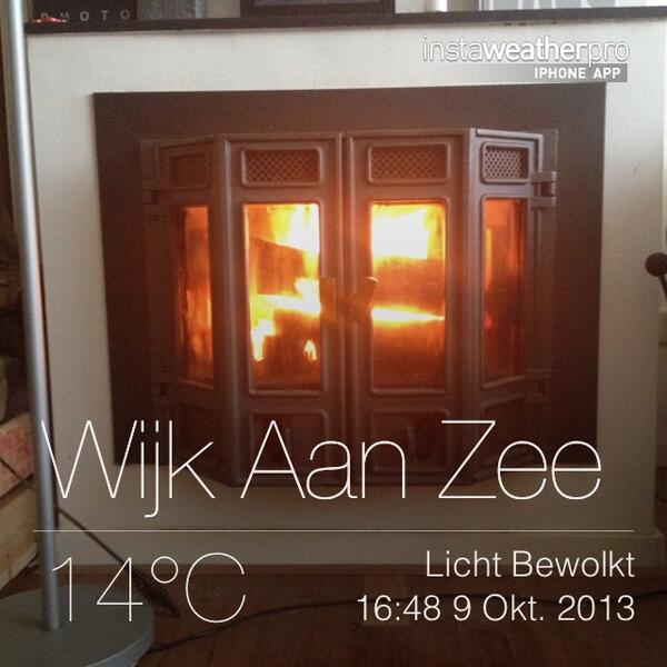 Binnen is het lekkerrrrr