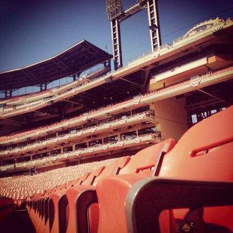 RETWEET after us, "I pledge to stand not sit, to cheer loud &amp; to be the most intimidating Sea of Red!"