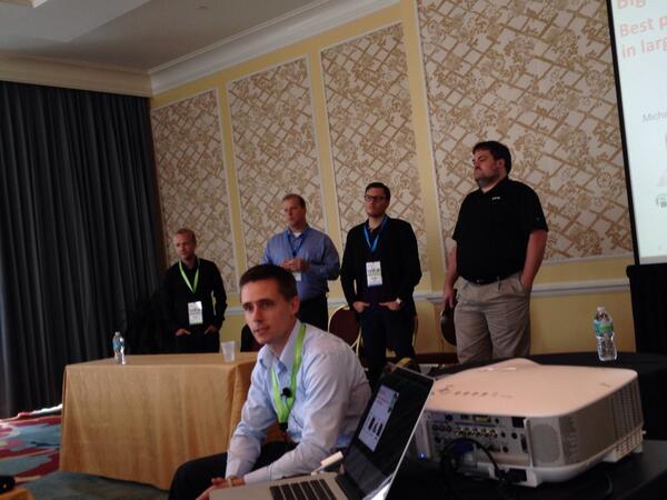 Dynatrace's tweet image. RT @kwhite6531: Big Data panel at @CompuwareAPM&apos;s #apmperform conference with @mikopp, @splunk, @DataStax &amp;amp; customer