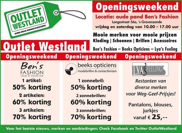 Vr en za 10 - 17.00 uur open. Langestr. 56a 's-Gravenzande #zinin