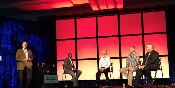 kwhite6531's tweet image. @CompuwareAPM&apos;s @drewhittle kicks off a customer panel at #apmperform for more great APM stories! #APMazing