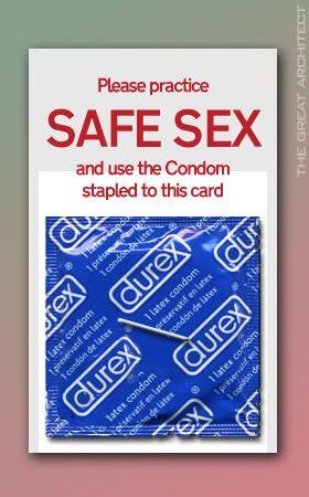 FailSign's tweet image. How come a stapled condom is safe sex ?