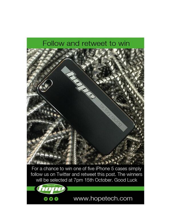 Hopetech's tweet image. Want to win an iPhone 5 case? We have 5 laser etched team issue cases on offer. Follow and retweet for chance to win