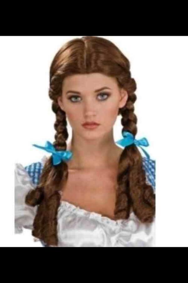 labreezeFashion's tweet image. #Halloween Long #Platted #Dorothy #Wizard of Oz Brunette #Wig #Brown #Hair Fancy Dress: bit.ly/19G6zdX