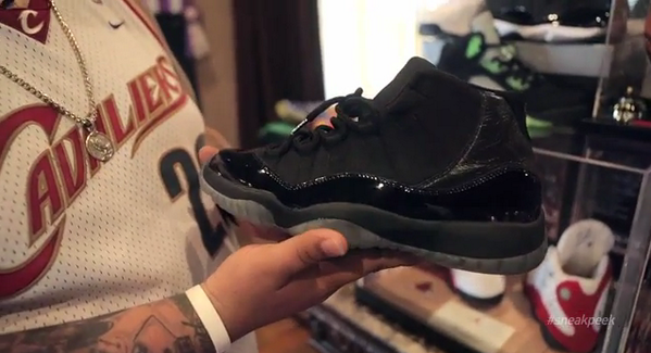 jordan 11 blackout sample