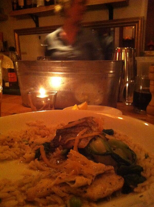 Lake Trout. <a href="/thecombinegrows/">TheCombineRestaurant</a> yum. Love this place. #ontario