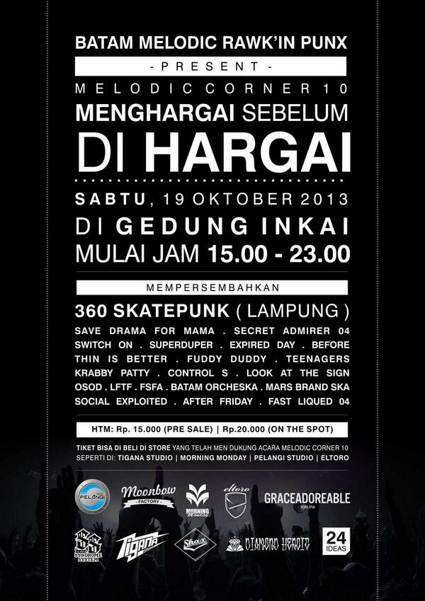 ayok datang dan ramaikan acara kita ini!! :) ada kita loh dan band2 keren lainnya :D