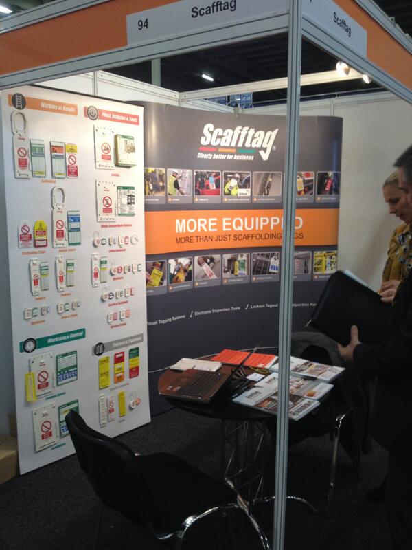 Come and visit us on stand 94 at the Health &amp; Safety North Event! #HealthandSafety #Bolton #Scafftag