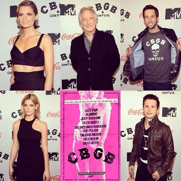 FreddyRdriguez's tweet photo. @CBGBtheMovie @joeldavidmoore @Stana_Katic @AshleyMGreene @MalinAkerman @donallogue #AlanRickman http://t.co/6HJGVs95Op