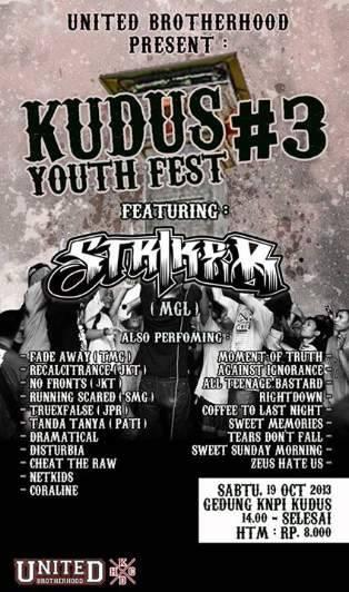 LFpati's tweet photo. Nih yang di kudus! Sweet sunday morning main-> “@SweetSundayMorn: Oktober 19th 2013 Kudus Youth Fest #3 R U Ready ?! http://t.co/yIP1NZ1kJE”