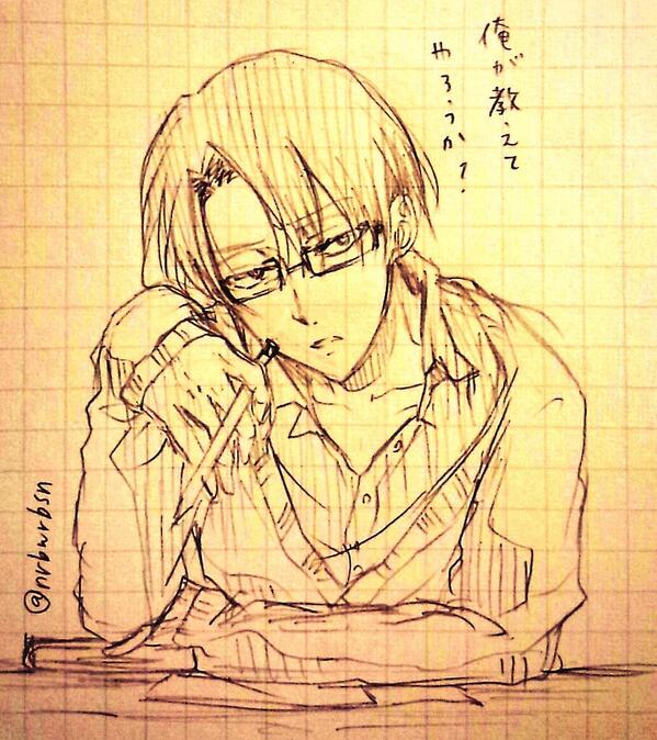 試験勉強の皆さんに、
リヴァイ兵長から一言。

by nrbwrbsn