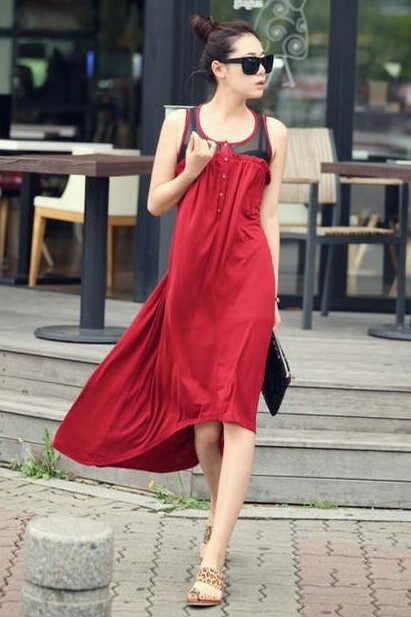 minimelss's tweet photo. Belleza red dress 68rb http://t.co/MADwD0W4JM