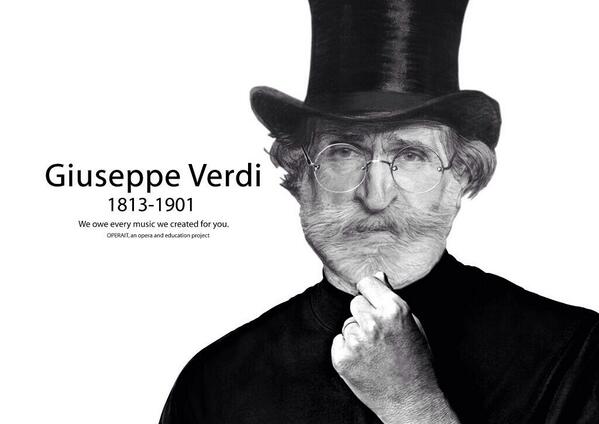 Per i 200 anni di Giuseppe Verdi, Il 22/01 presso <a href="/TeatroSociale/">Teatro Sociale Como</a> tutti a vedere #Verdi 2.00!
operait.org/verdi-2-00/