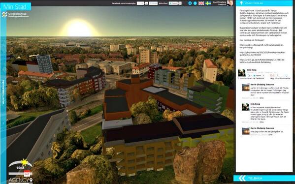 ericjeansson's tweet image. #minstad 2.0 is now online! #3dcitymodel #urbanplanning #geodata #gothenburg #gbg @agency9 minstad.goteborg.se