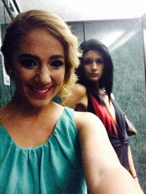 Love this picture we snapped in the elevator like typical girls 💕😘💁 @TheRealPresleyD http://t.co/aBp<a href="/tag/happy420"class="tags"><span>#happy420</span></a>