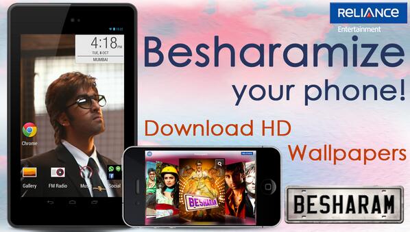 BesharamFilm's tweet photo. Check out Exciting #Besharam HD wallpapers. Download official Reliance Entertainment App now! http://t.co/LKJqQ3zGJ1