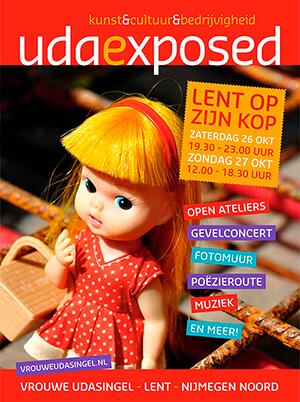 UdaOpen's tweet image. UdaExposed zaterdagavond 26 en zondagmiddag 27 oktober open ateliers en veel meer!
