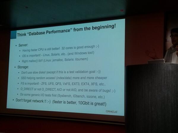 freshdaz's tweet image. #mysqltechday