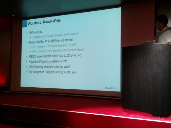 freshdaz's tweet image. #mysqltechday