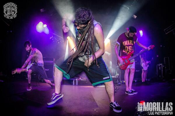 OurDishonor's tweet photo. Aquí os dejamos una foto realizar por Juan Morillas en el #criminalhardcorefest http://t.co/GSfaLHc4mE