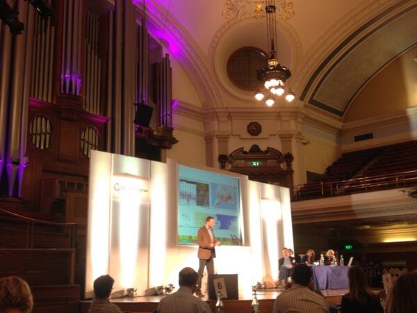 Social innovation in action:  <a href="/eddowding/">Ed Dowding 🌍</a> of <a href="/foodtradehq/">FoodTrade</a>. Can we see each other as collaborators? #SAconf