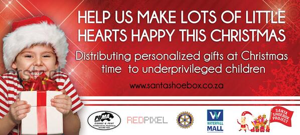 WaterfallMall's tweet photo. Waterfall Mall’s CENTRE COURT 21 – 27 OCTOBER &amp; fill a shoebox for an underprivileged child for Christmas! http://t.co/ScaUFJCQEt