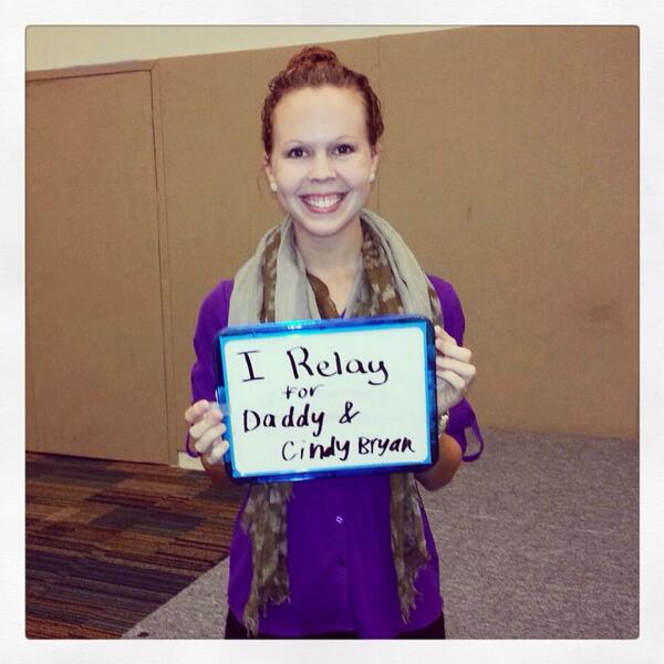 UNFRFL's tweet photo. I Relay for... http://t.co/amOM9OuerJ