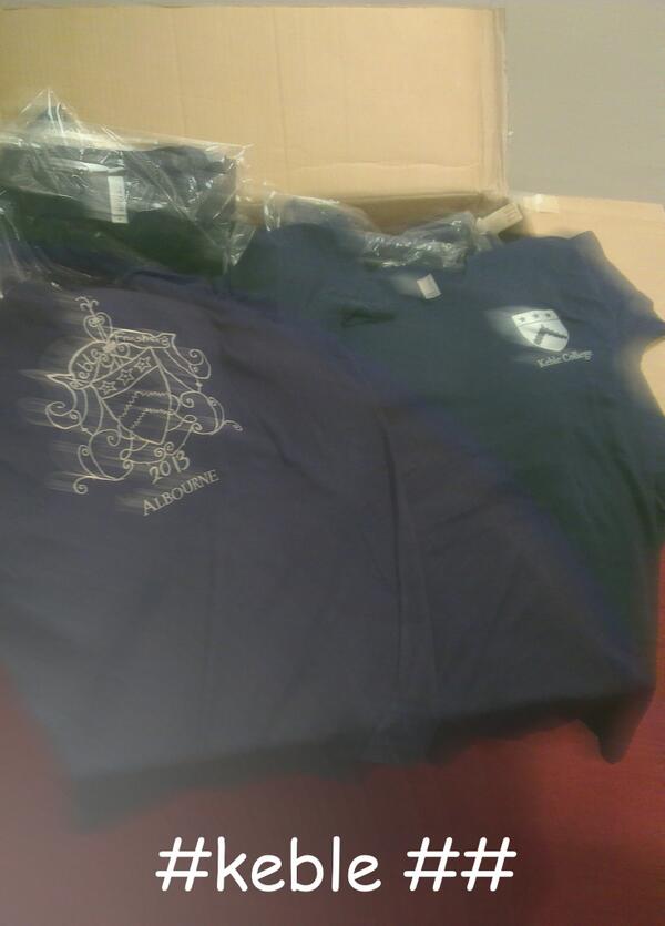 keble_freshers's tweet photo. #Freshers' #tshirts #are #now #in! #Get #them #before #2pm #outside #room #2812! #keble #freshers ## http://t.co/B4wOxTAuMl