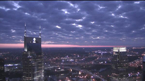 PaulKPIX's tweet image. Wow!  Beautiful Nashville sunrise!
